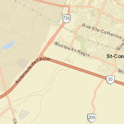 Saint-Constant Street Map