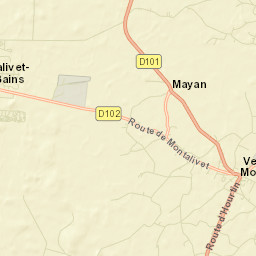 Vendays-Montalivet Street Map