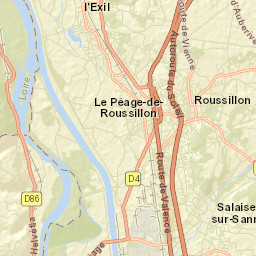 Saint-Pierre-de-Bœuf Street Map