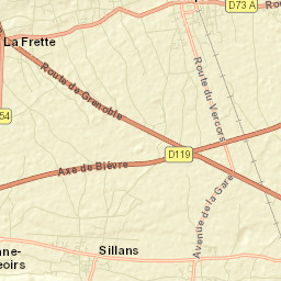 Sillans Street Map