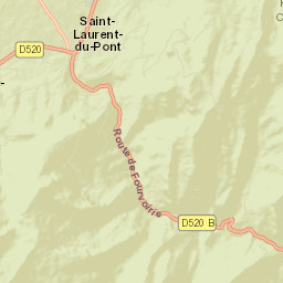 Saint-Laurent-du-Pont Street Map