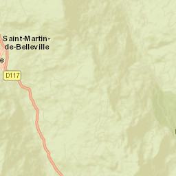 Saint-Martin-de-Belleville Street Map