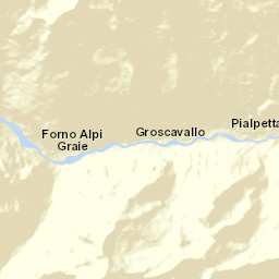 Groscavallo Street Map