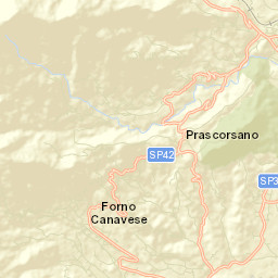 Canischio Street Map