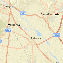 Castellamonte Street Map