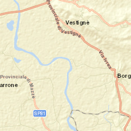 Cossano Canavese Street Map