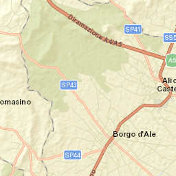 Borgo d'Ale Street Map