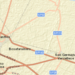 San Germano Vercellese Street Map