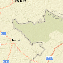 Sozzago Street Map