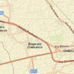 Cremosano Street Map
