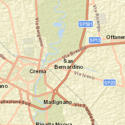 Crema Street Map