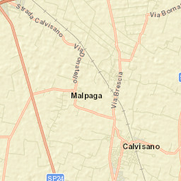 Calvisano Street Map