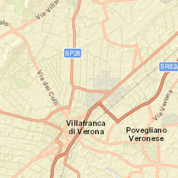 Povegliano Veronese Street Map