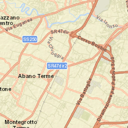 Selvazzano Dentro Street Map
