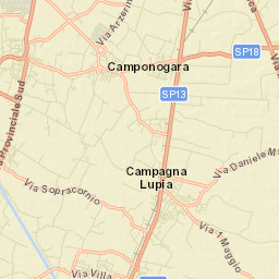 Campagna Lupia Street Map
