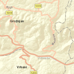 Grožnjan Street Map