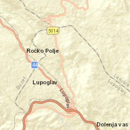 Lupoglav Street Map