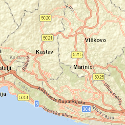 Marinići Street Map