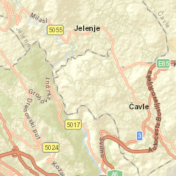 Čavle Street Map