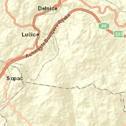 Grad Delnice Street Map