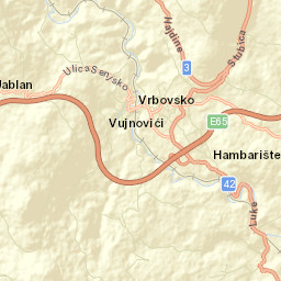 Grad Vrbovsko Street Map