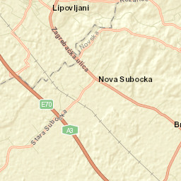 Lipovljani Street Map
