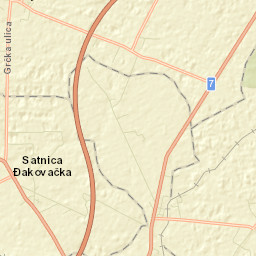 Satnica Đakovačka Street Map