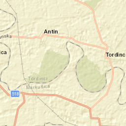 Tordinci Street Map