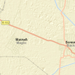 Maglić Street Map