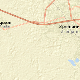 Zrenjanin Street Map