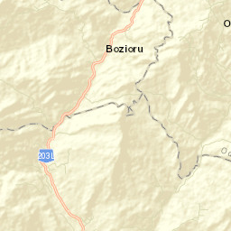Comuna Bozioru Street Map