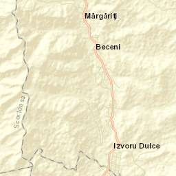 Comuna Beceni Street Map