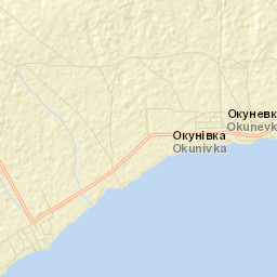 Okunevka Street Map
