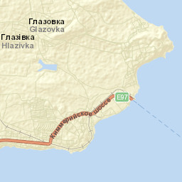 Glazovka Street Map
