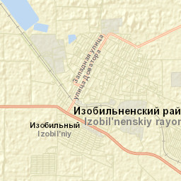 Izobil’nyy Street Map