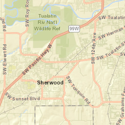 Sherwood Street Map