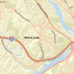 West Linn Street Map