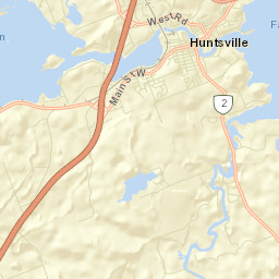 Huntsville Street Map