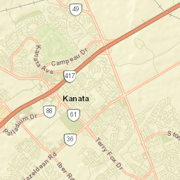 Kanata Street Map