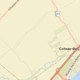 Coteau-du-Lac Street Map