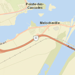 Melocheville Street Map