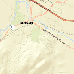 Bromont Street Map