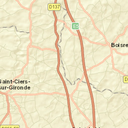 Saint-Ciers-sur-Gironde Street Map