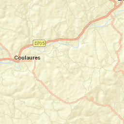 Excideuil Street Map