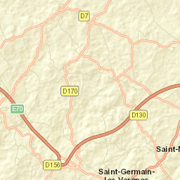 Saint-Mexant Street Map