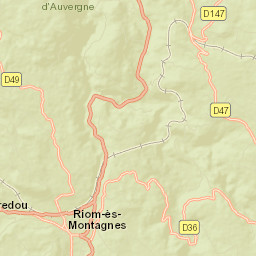 Riom-ès-Montagnes Street Map