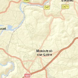 Monistrol-sur-Loire Street Map