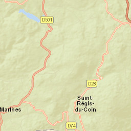 Marlhes Street Map