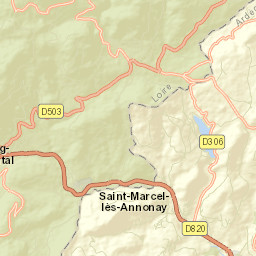 Saint-Julien-Molin-Molette Street Map