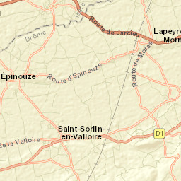 Épinouze Street Map
